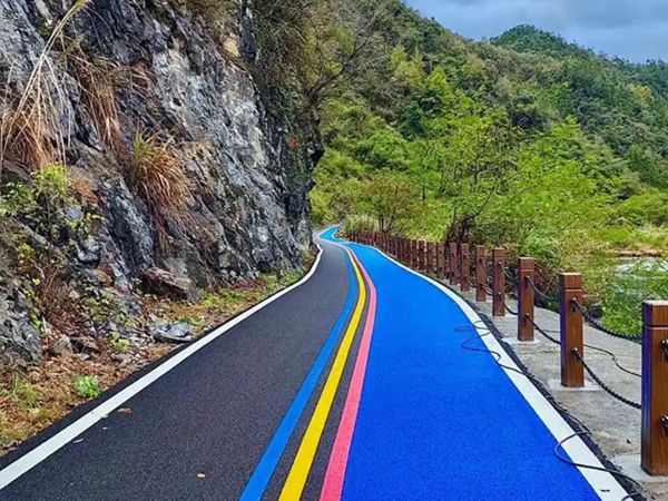 南京彩色沥青道路
